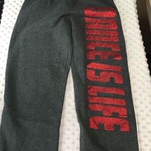 GTM G T M Dark Gray Sweat Pants Sz Youth M DANCE I